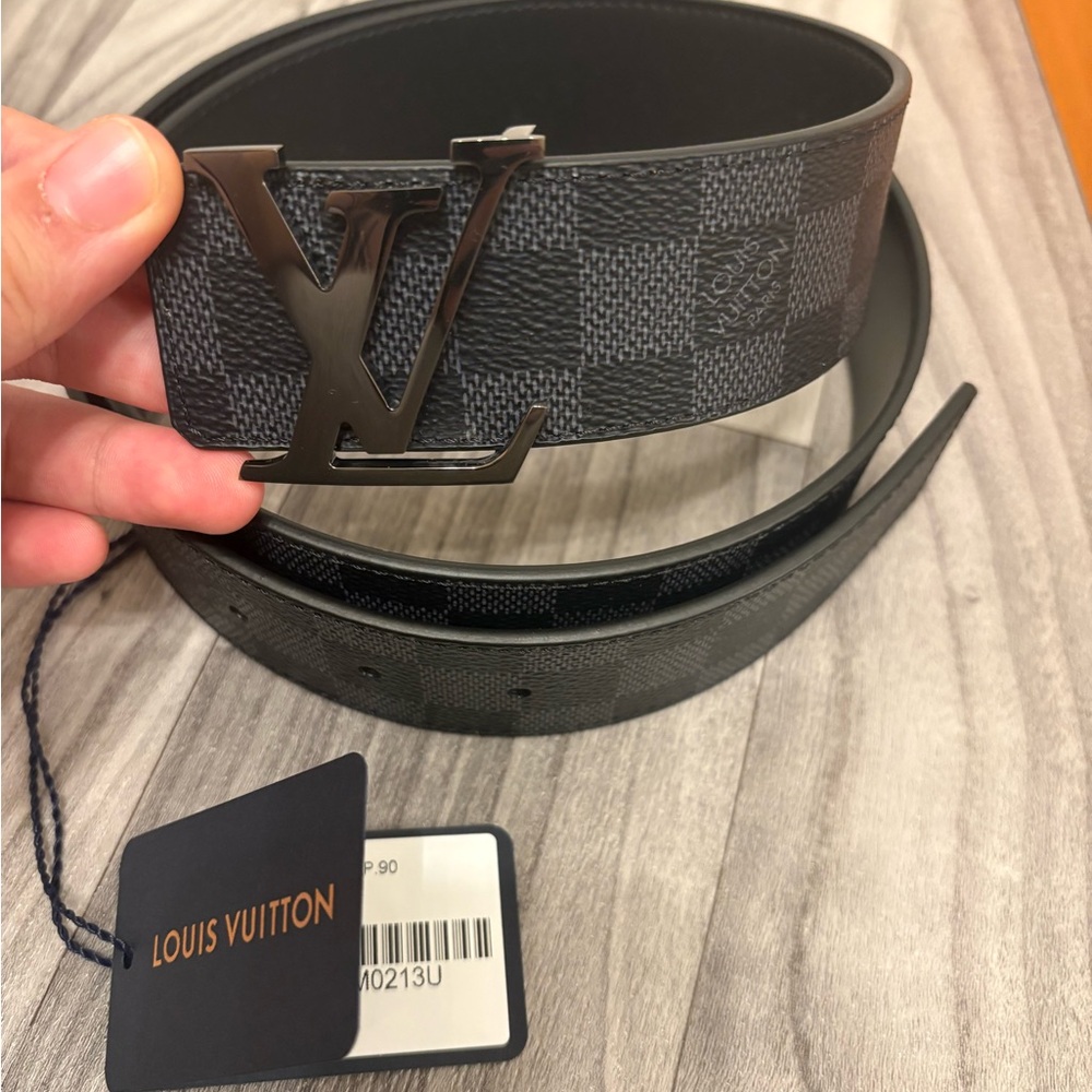 Louis Vuitton Black Checkered Men's Bag